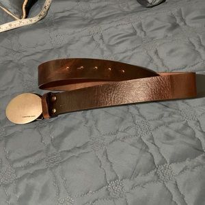 Calvin Klein jeans brown leather belt